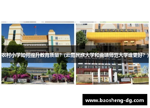 农村小学如何提升教育质量？(云南民族大学和曲靖师范大学谁更好？)